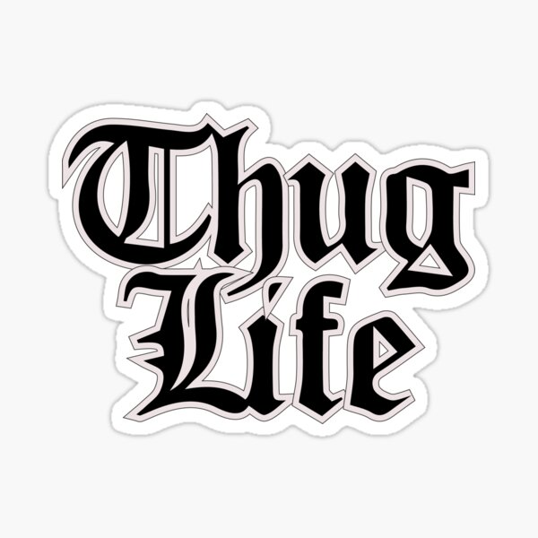 Detail Thug Life Sticker Nomer 12