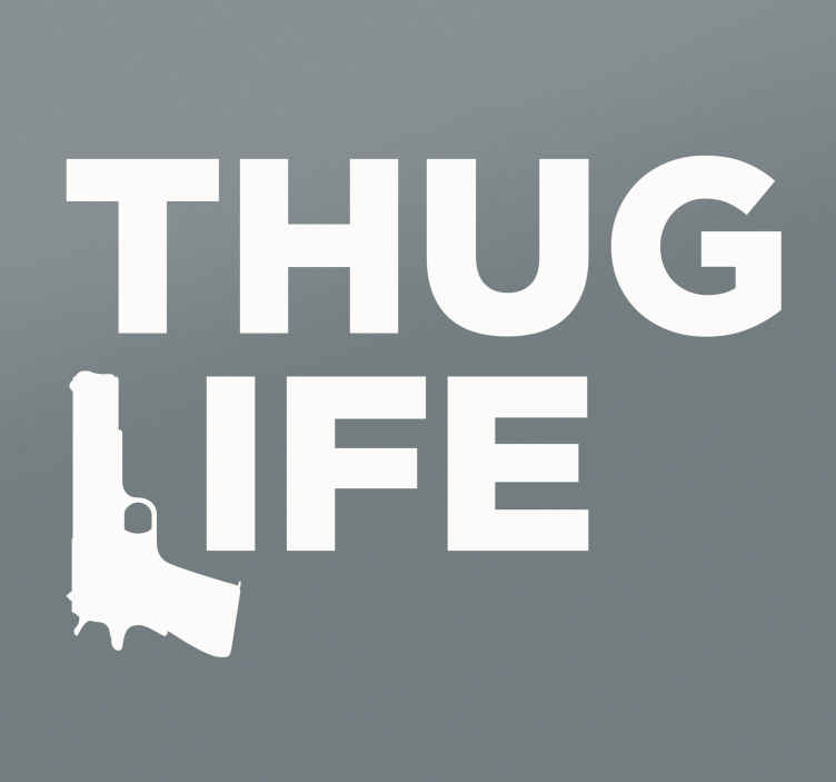Detail Thug Life Sticker Nomer 21