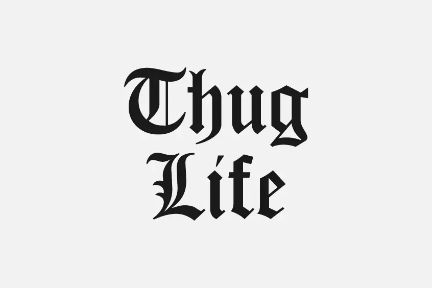 Detail Thug Life Text Nomer 26