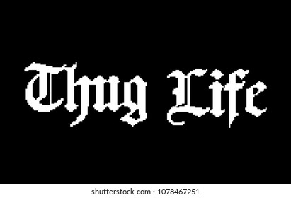 Detail Thug Life Text Nomer 3