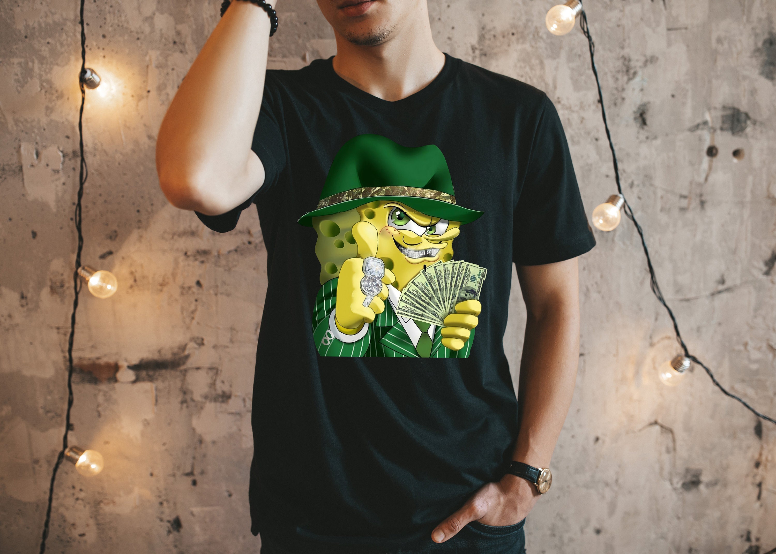 Detail Thug Spongebob Shirt Nomer 13