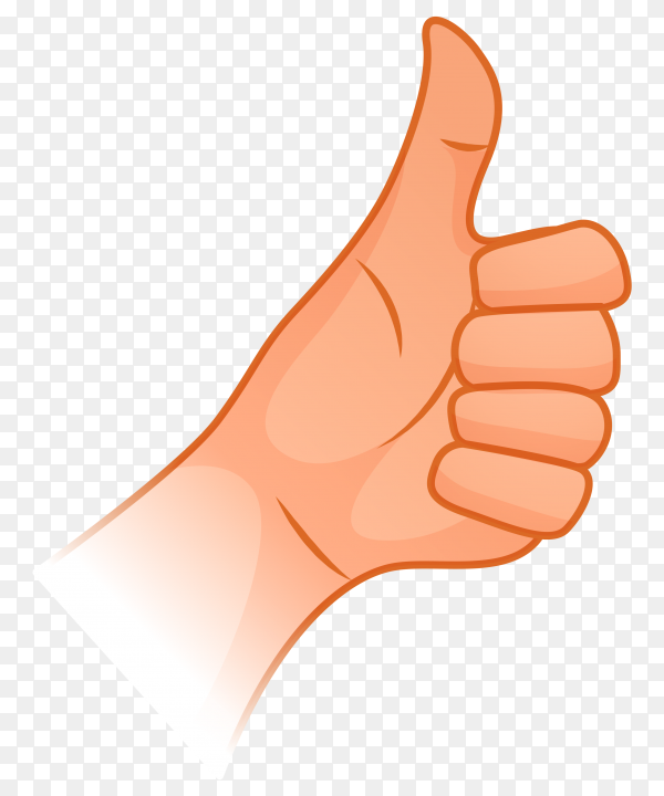 Detail Thumbs Up Hand Png Nomer 24