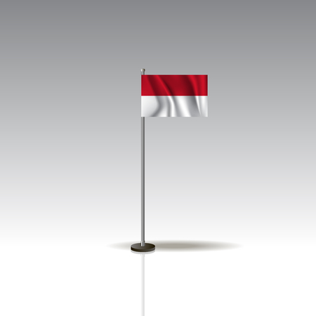 Detail Tiang Bendera Vector Nomer 16
