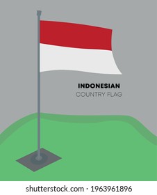 Detail Tiang Bendera Vector Nomer 24