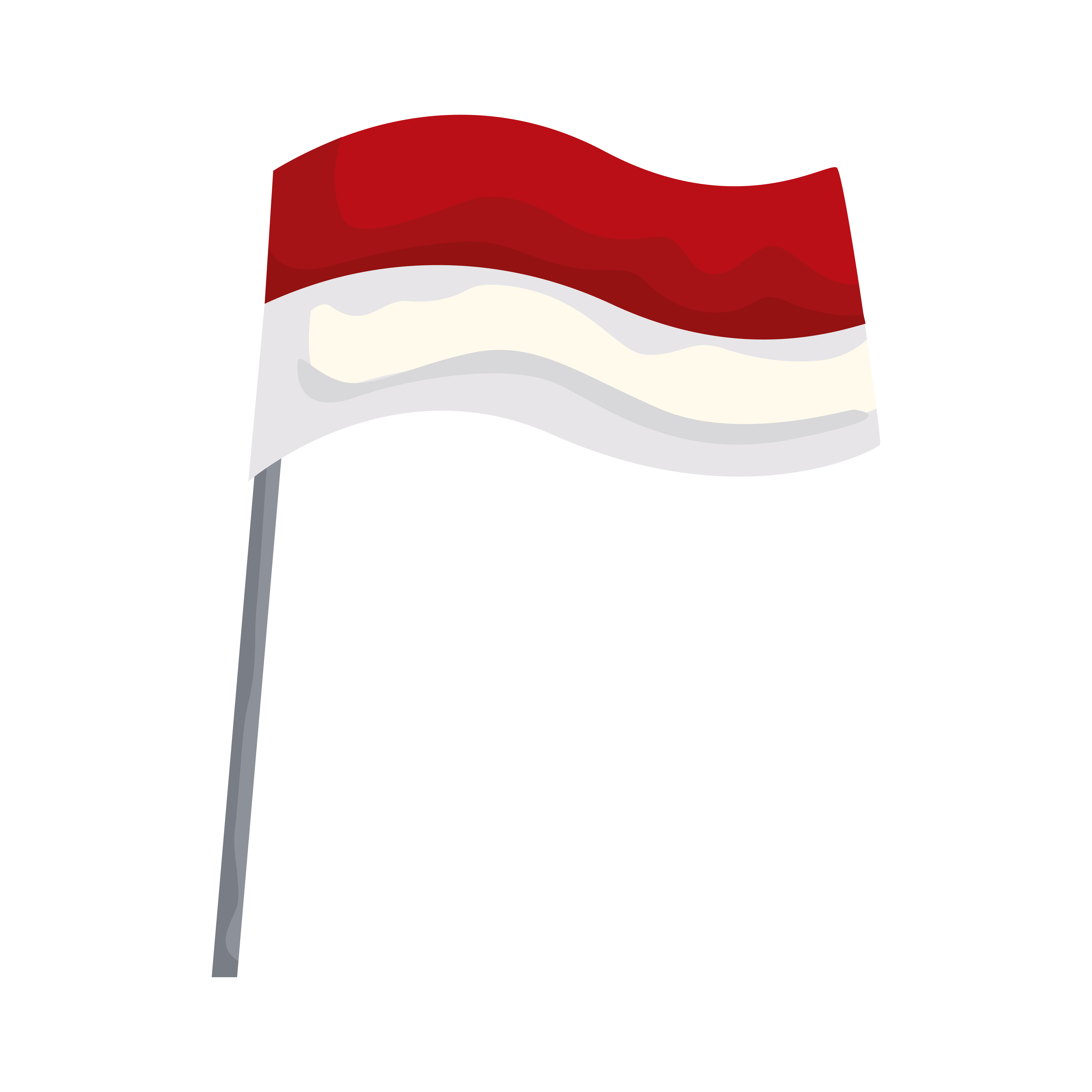 Detail Tiang Bendera Vector Nomer 26