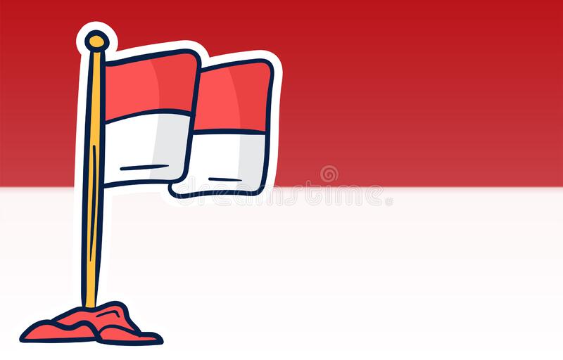 Detail Tiang Bendera Vector Nomer 29