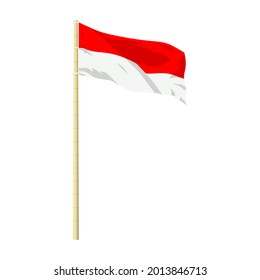 Detail Tiang Bendera Vector Nomer 46