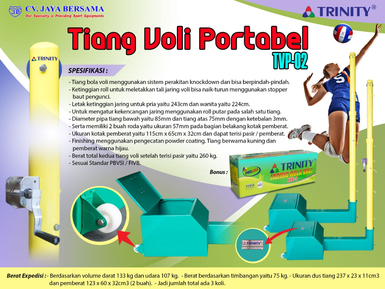 Detail Tiang Dan Net Voli Gambar Nomer 46