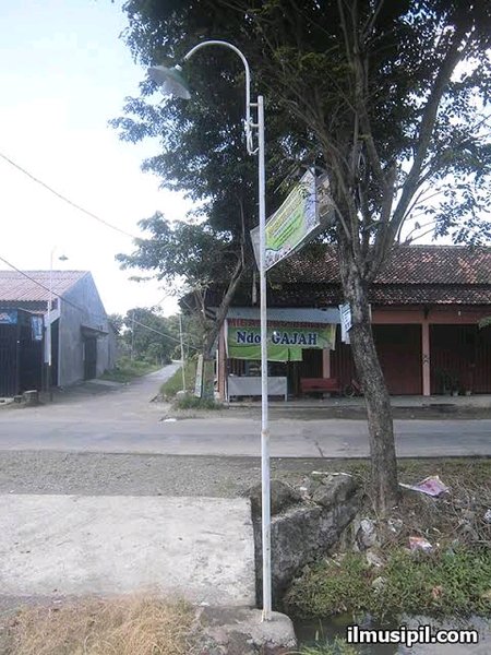 Detail Tiang Lampu Jalan Desa Nomer 2