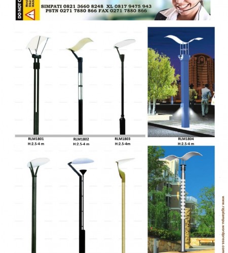 Detail Tiang Lampu Jalan Minimalis Nomer 52