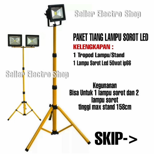 Detail Tiang Lampu Sorot Nomer 53