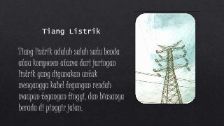 Detail Tiang Listrik In English Nomer 28