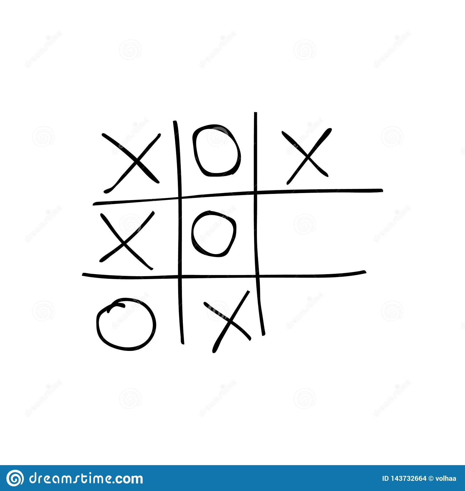 Detail Tic Tac Toe Doodle Nomer 9