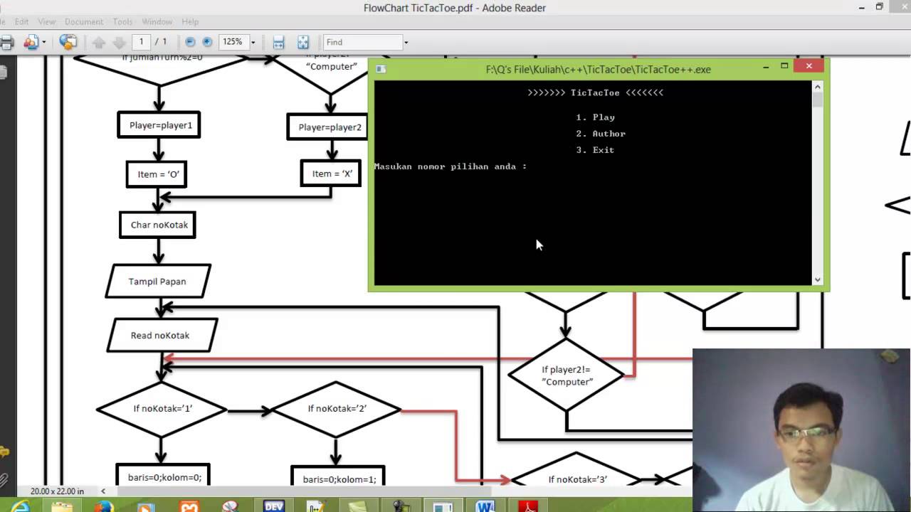 Detail Tic Tac Toe Flowchart Nomer 24