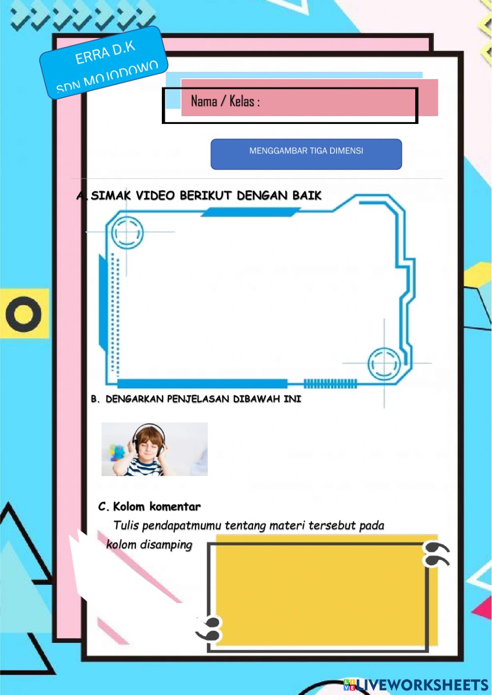 Detail Tiga Dimensi Gambar Nomer 34