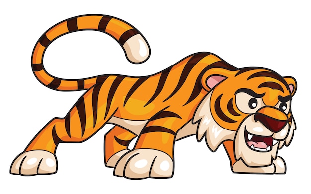 Detail Tiger Cartoon Images Nomer 35