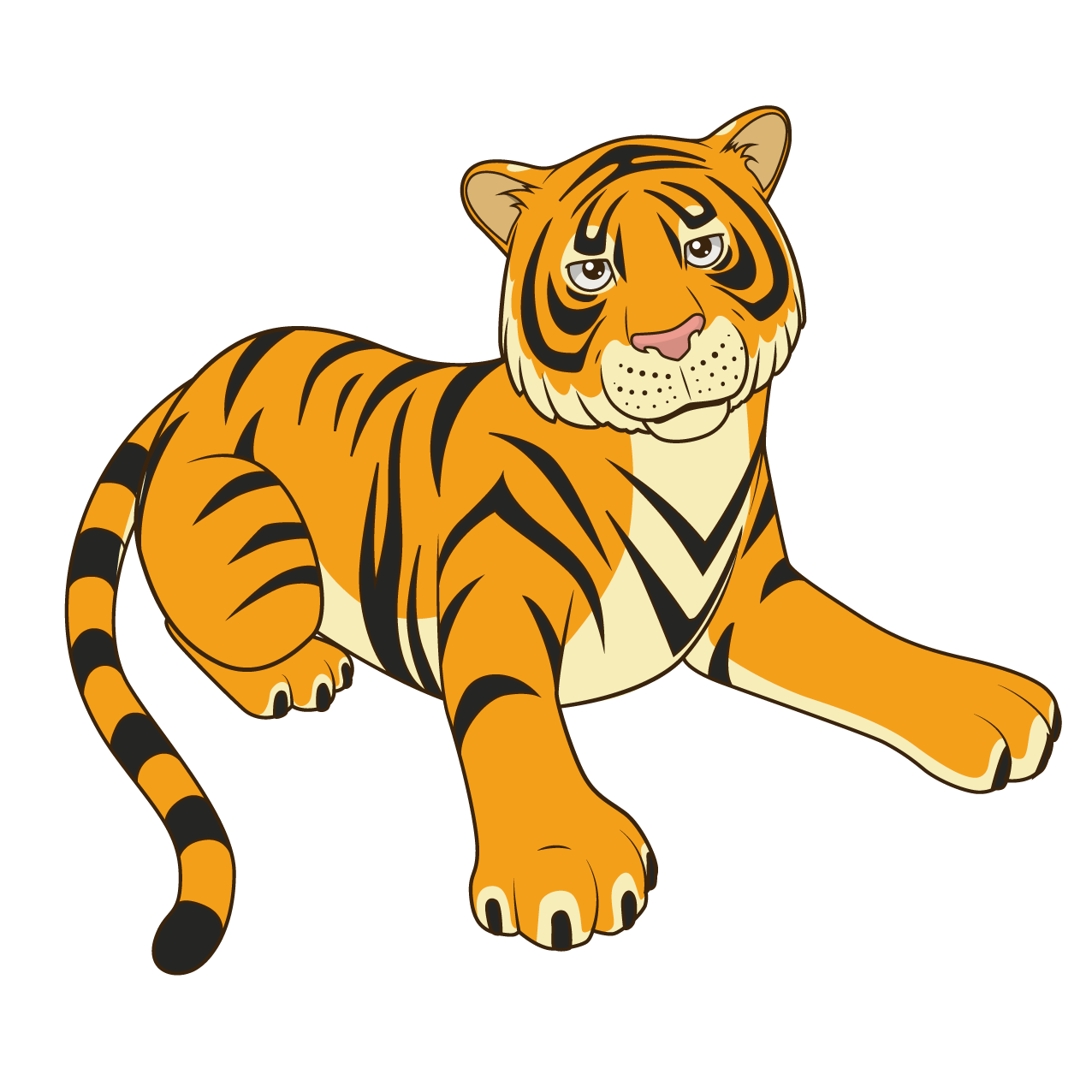 Detail Tiger Cartoon Images Nomer 41