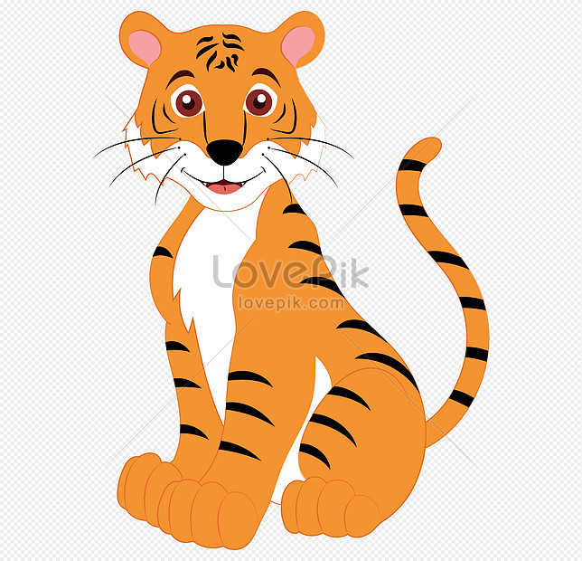 Detail Tiger Cartoon Png Nomer 28
