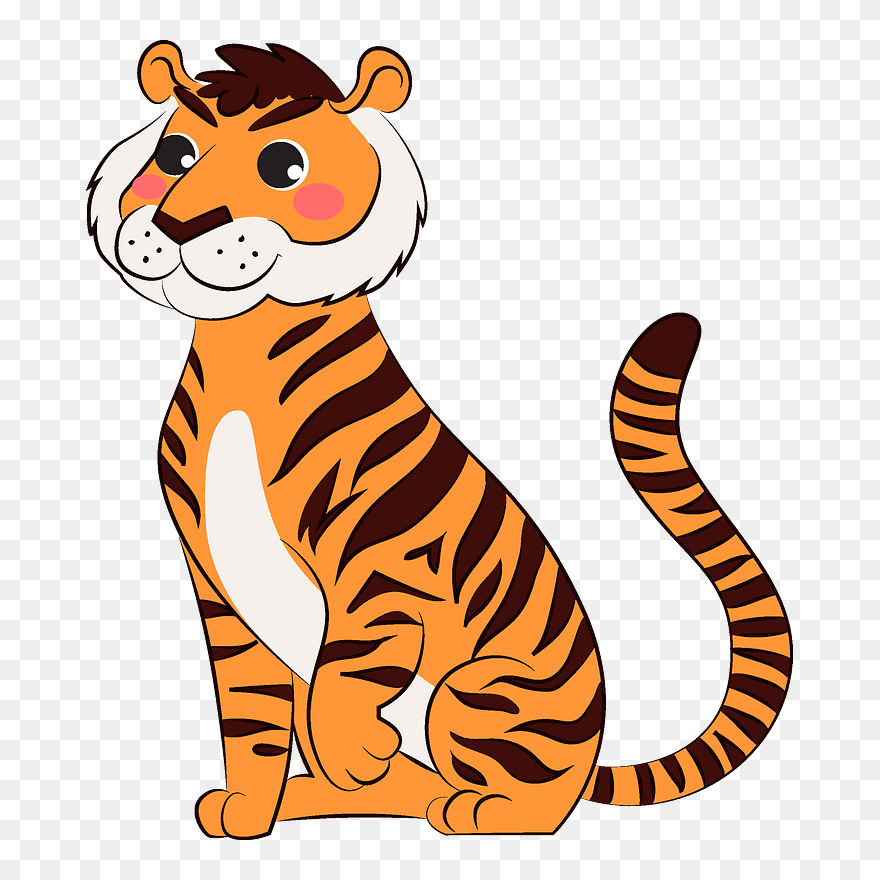 Detail Tiger Clipart Png Nomer 14