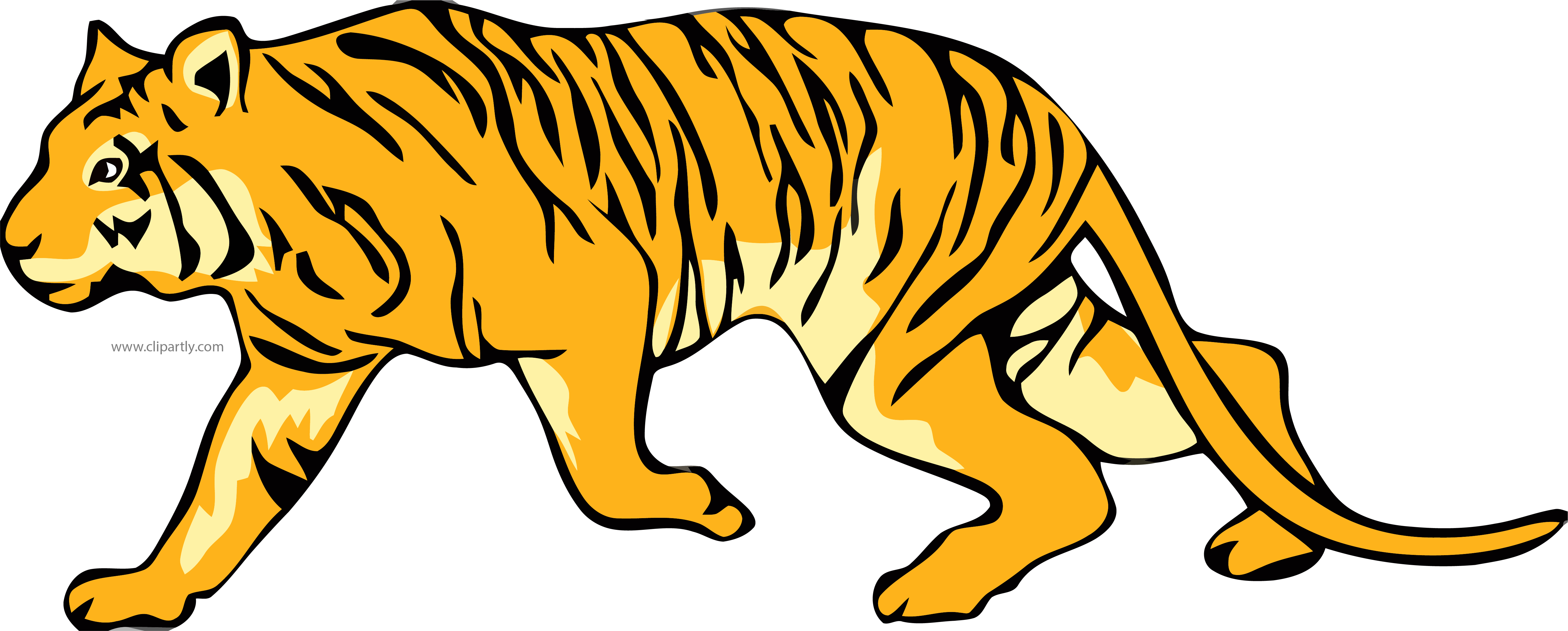 Detail Tiger Clipart Png Nomer 40