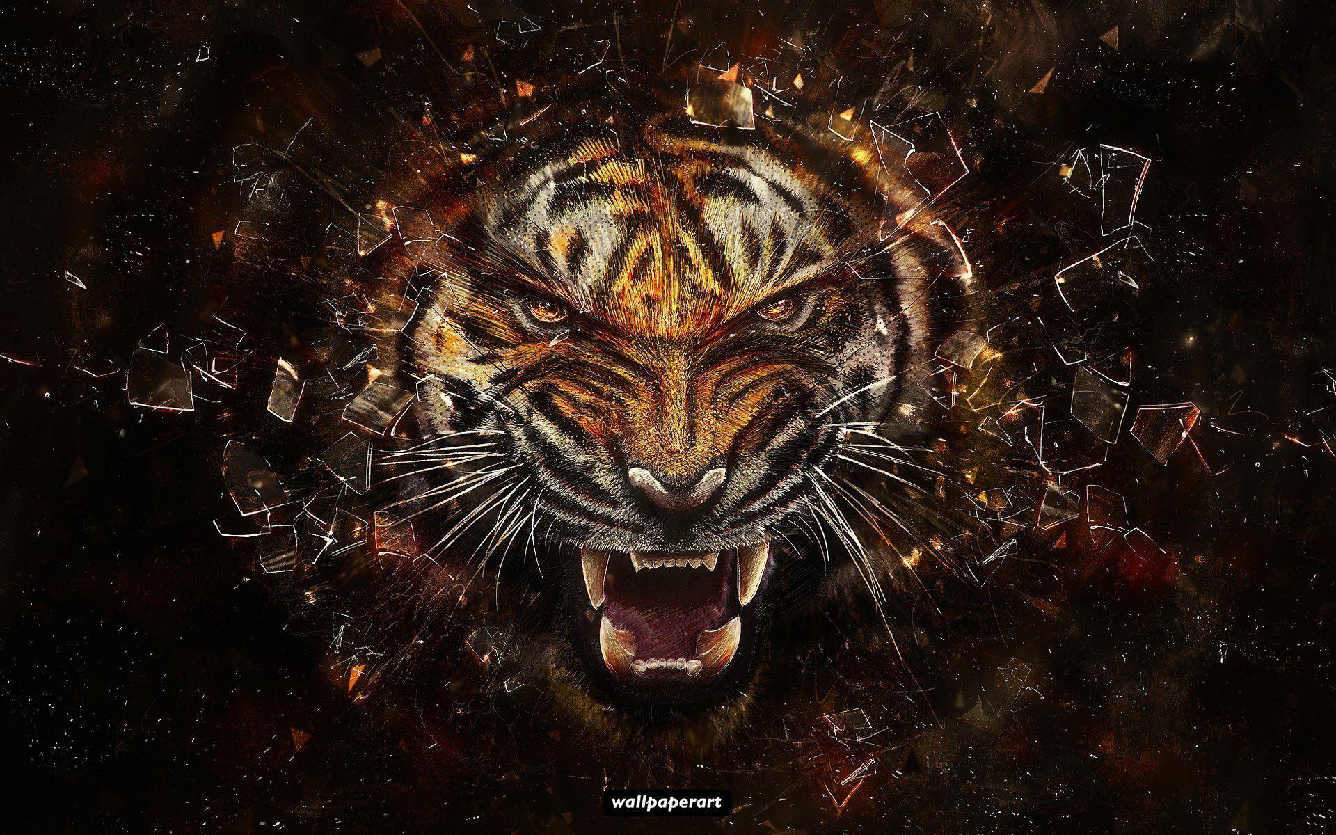 Detail Tiger Hd Wallpaper Nomer 29