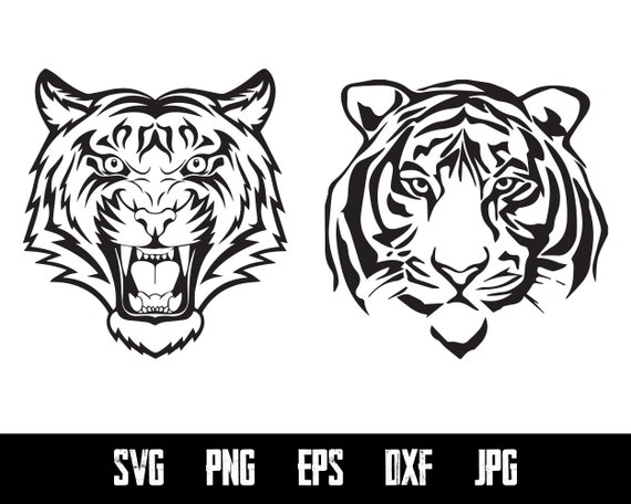 Download Tiger Head Vector Png Nomer 36
