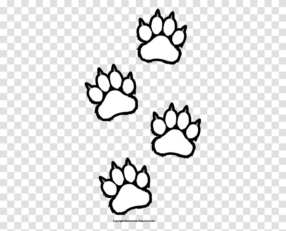 Detail Tiger Paw Print Clipart Nomer 35