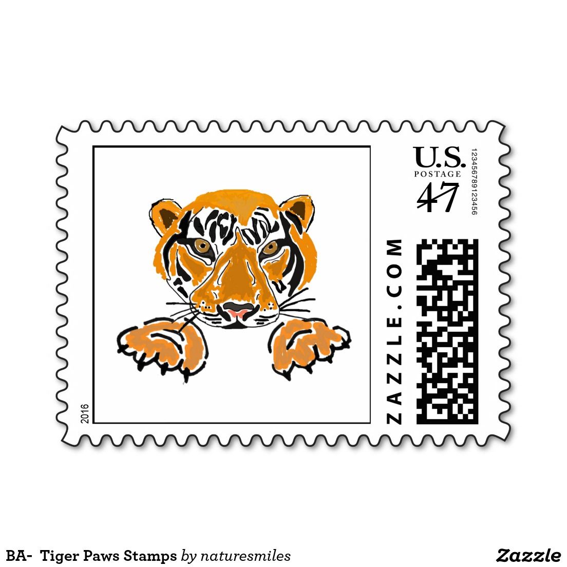 Detail Tiger Paw Stamp Nomer 45