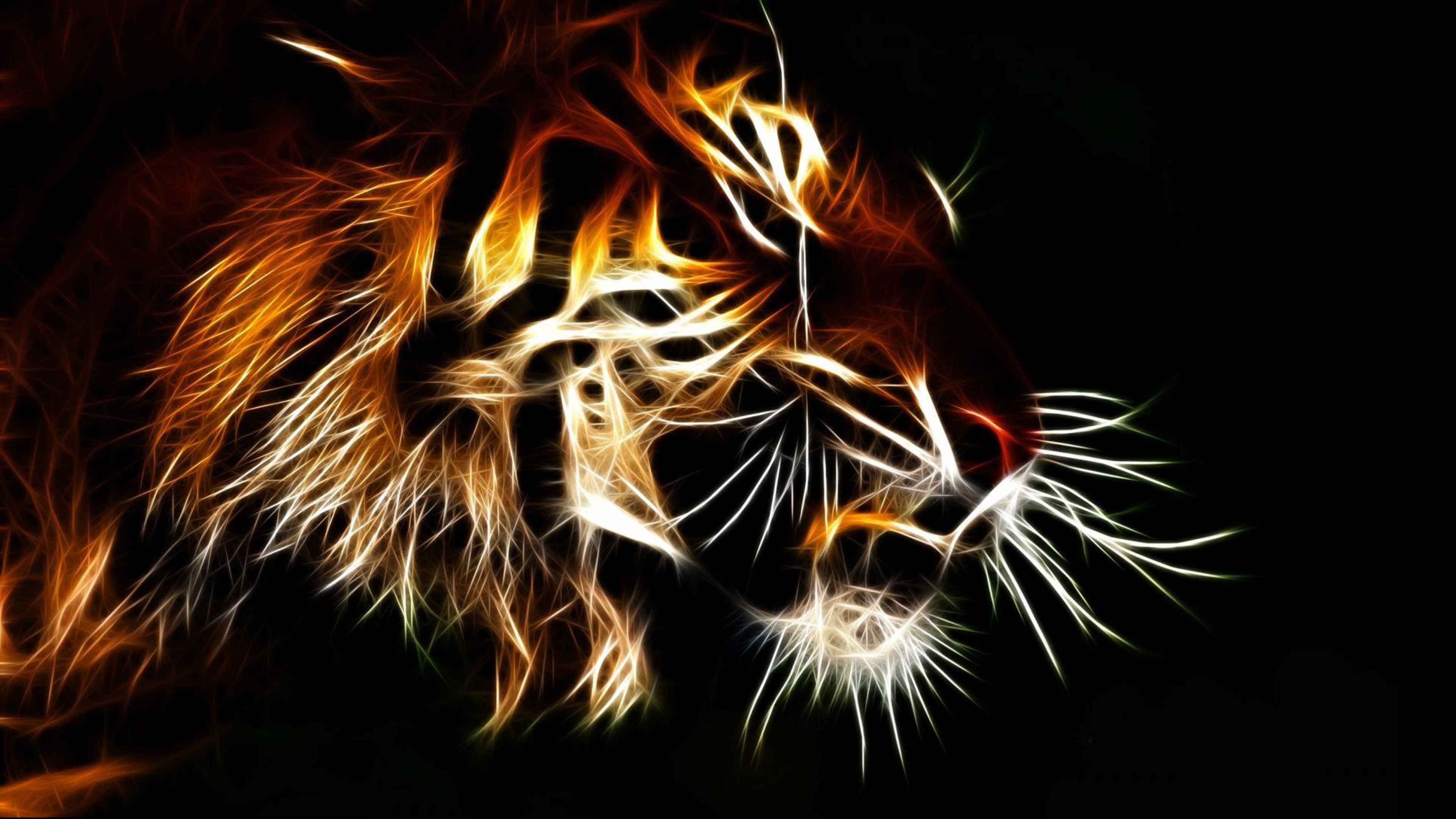 Detail Tiger Wallpaper 3d Nomer 15