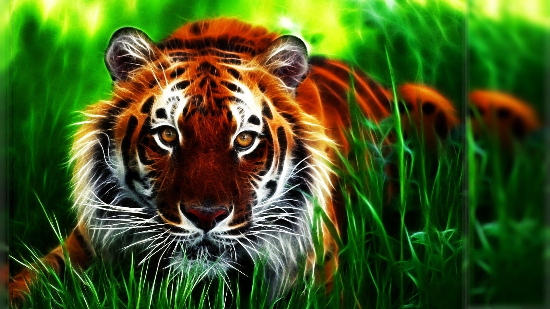 Detail Tiger Wallpaper 3d Nomer 20