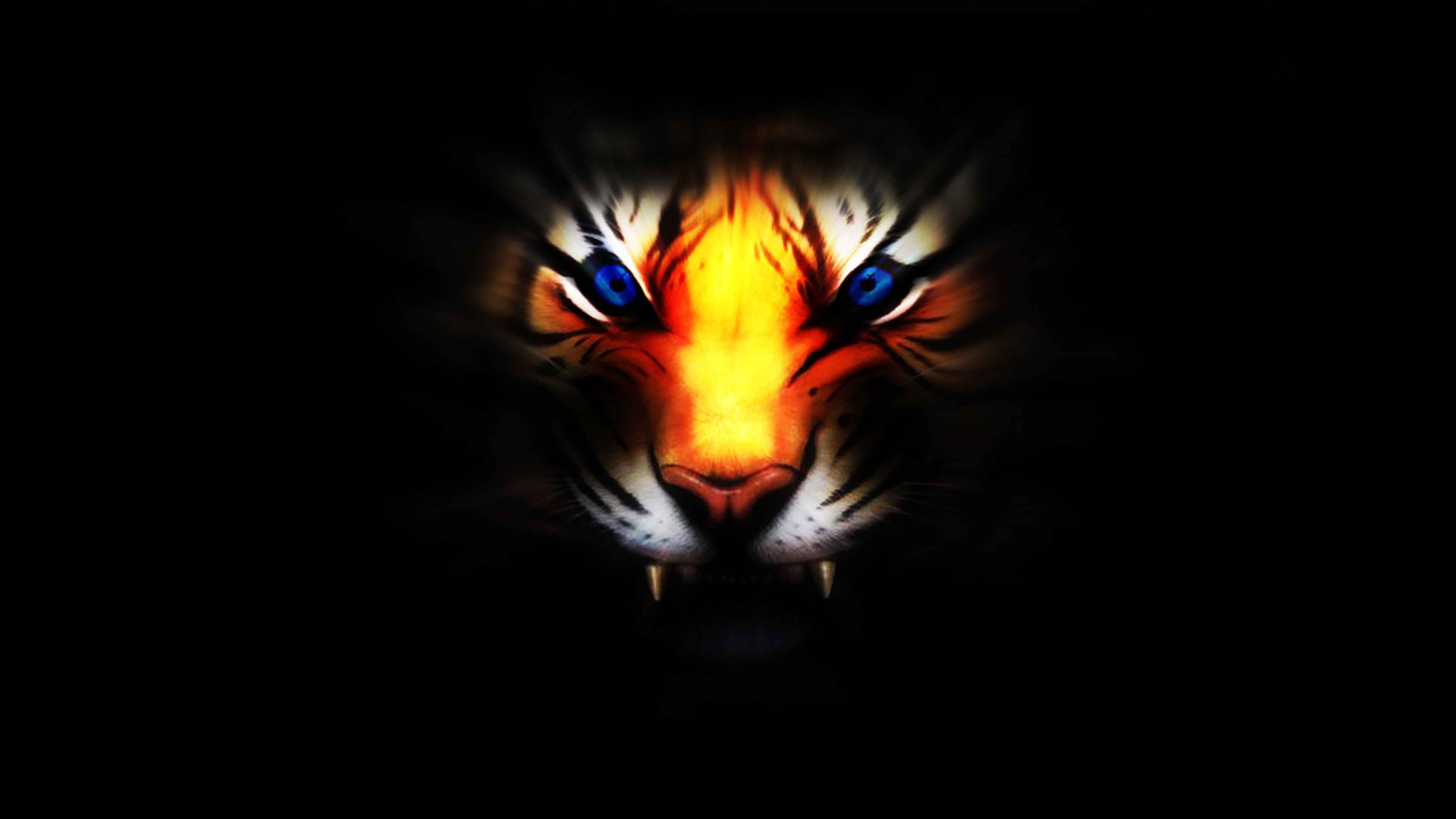 Detail Tiger Wallpaper 3d Nomer 4