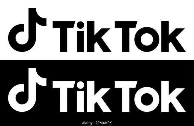 Detail Tiktok Logo Black And White Nomer 22