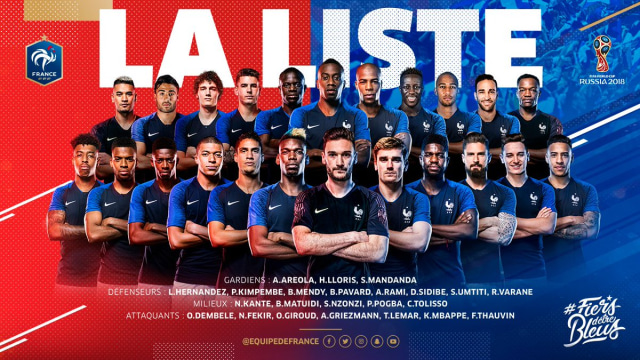 Detail Tim Nasional Sepak Bola Perancis Nomer 3