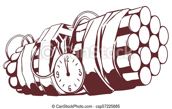 Detail Time Bomb Clipart Nomer 27