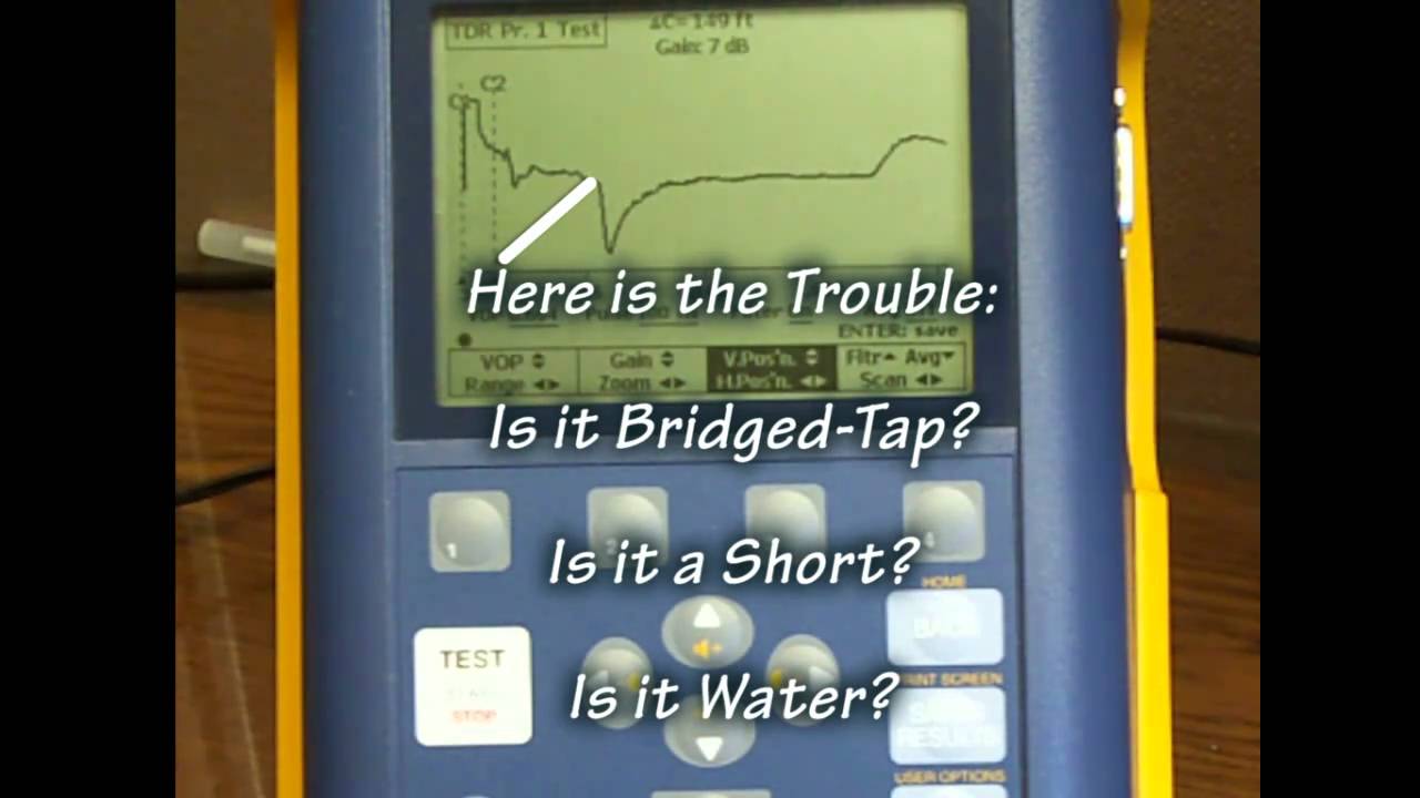 Detail Time Domain Reflectometer Fluke Nomer 37