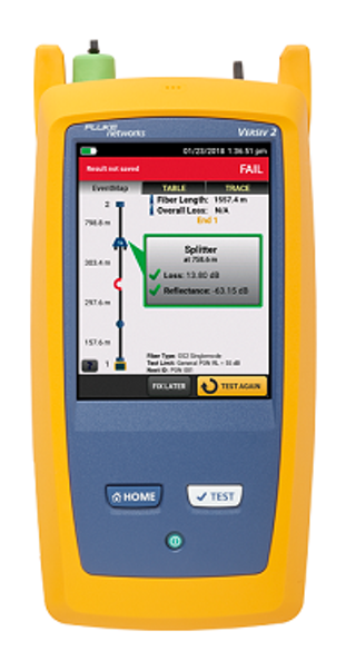 Detail Time Domain Reflectometer Fluke Nomer 9