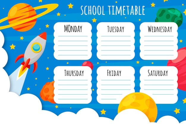 Detail Time Table Contoh Nomer 40