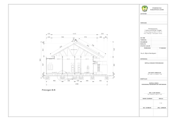 Detail Tinggi Rumah 1 Lantai Nomer 17