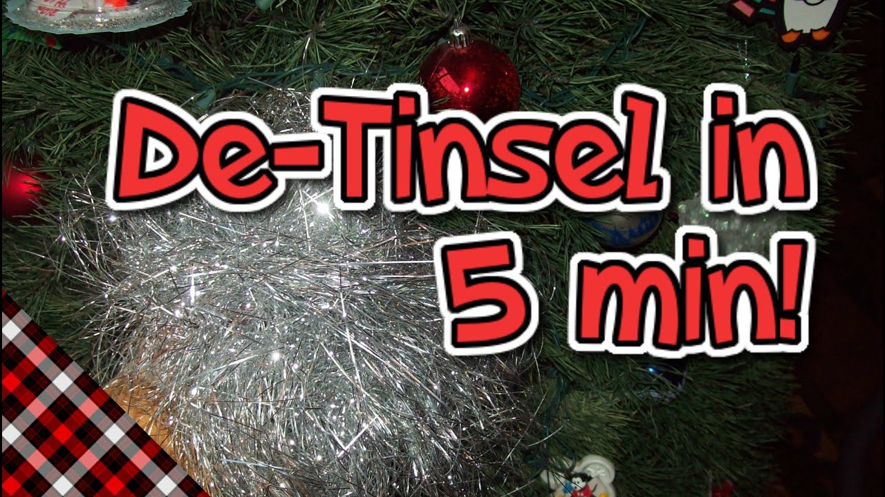 Detail Tinsel Icicles On Christmas Tree Nomer 46