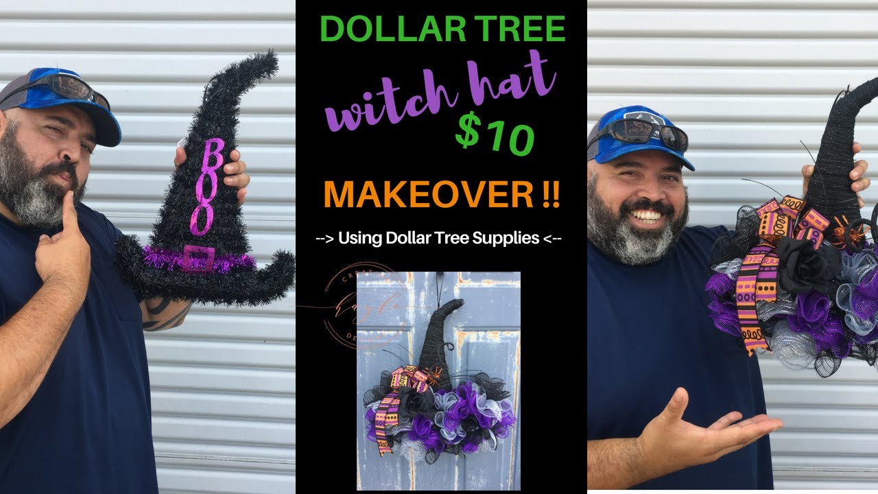 Detail Tinsel Witch Hat Dollar Tree Nomer 48