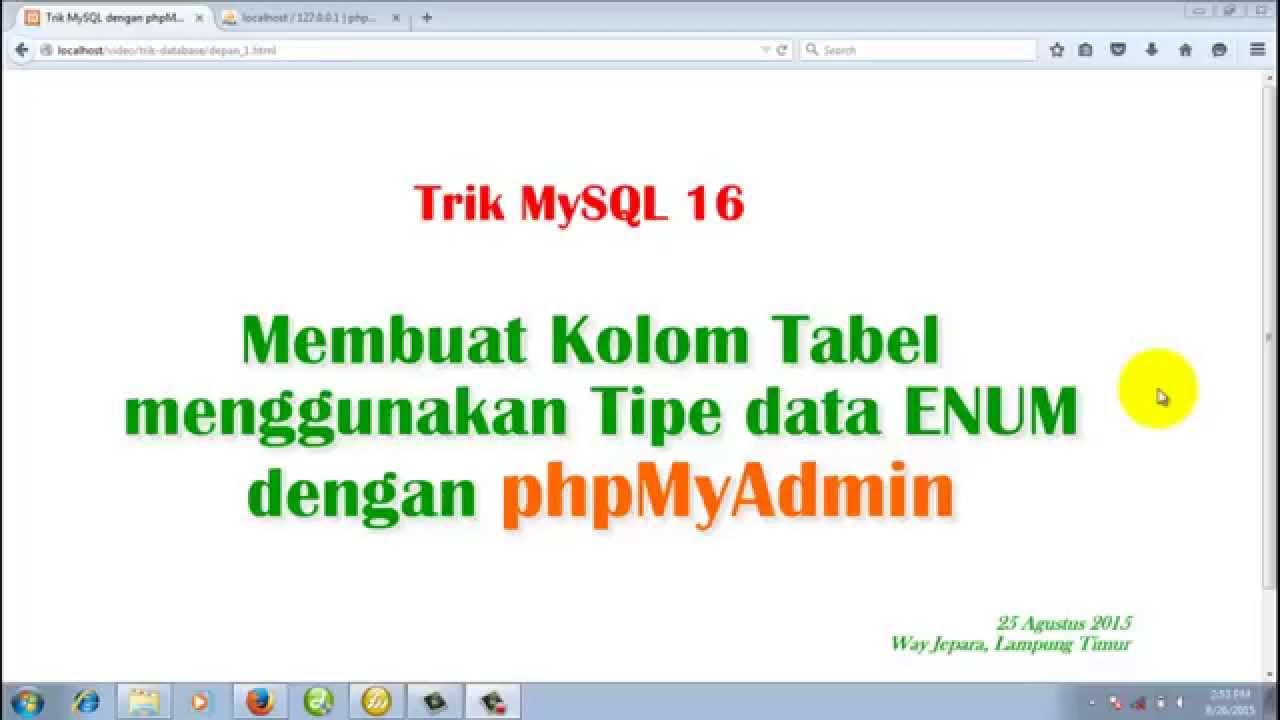 Detail Tipe Data Gambar Phpmyadmin Nomer 40