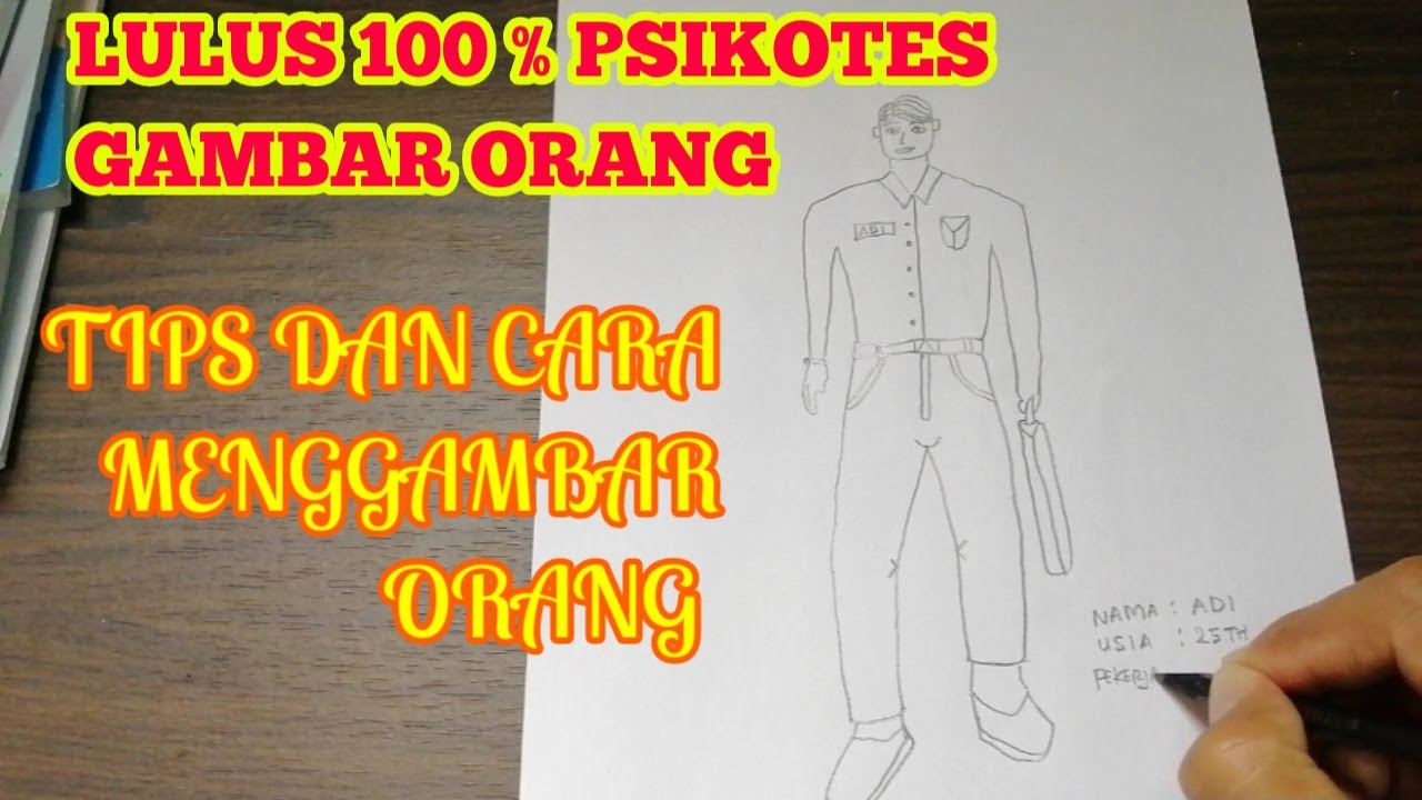 Detail Tips Psikotes Gambar Orang Nomer 17