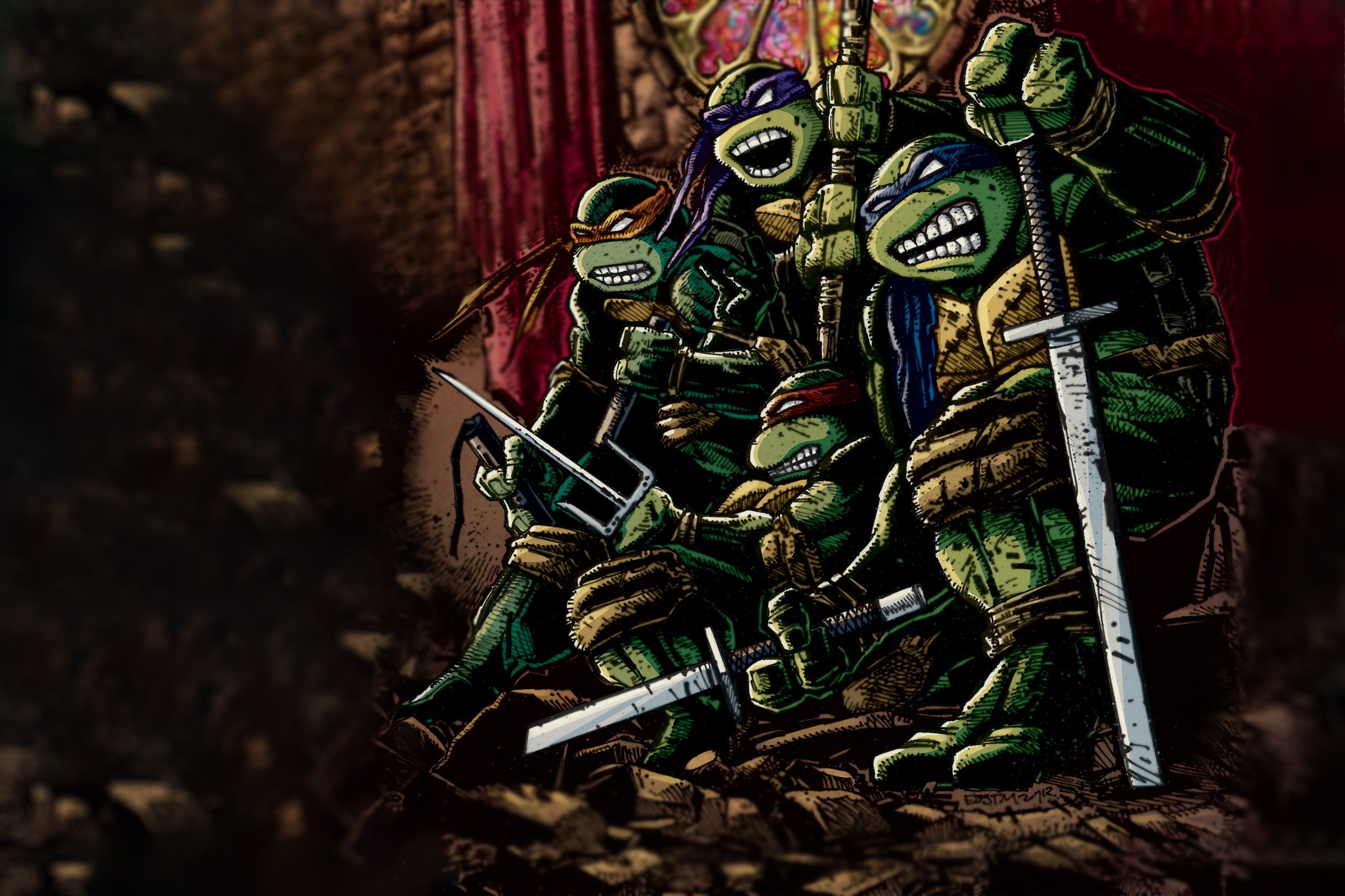 Detail Tmnt Wallpaper Nomer 5