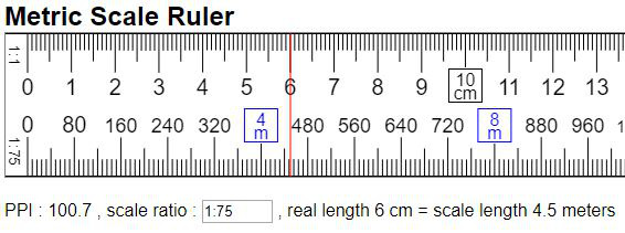 Detail To Scale Ruler Image Nomer 2