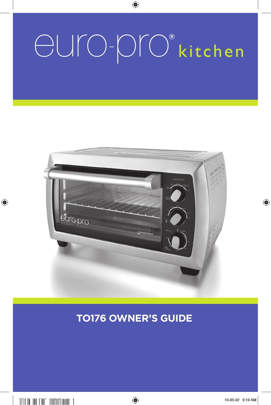 Detail Toaster Oven Euro Pro Nomer 41