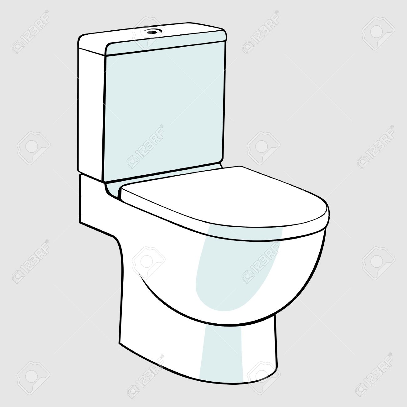 Detail Toilet Bowl Clipart Nomer 28