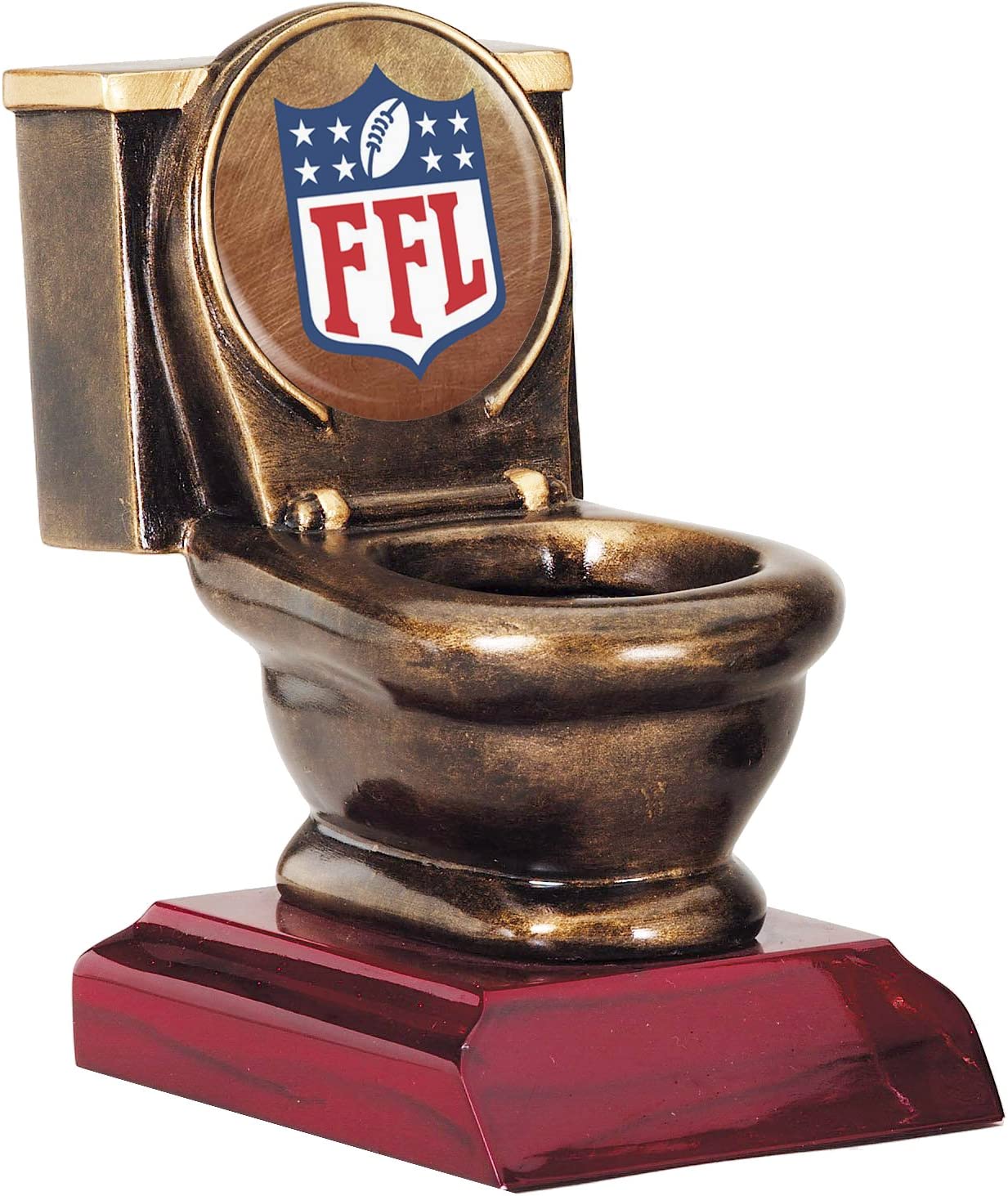 Detail Toilet Bowl Trophy Fantasy Football Nomer 12