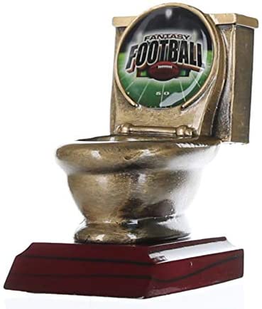 Detail Toilet Bowl Trophy Fantasy Football Nomer 22