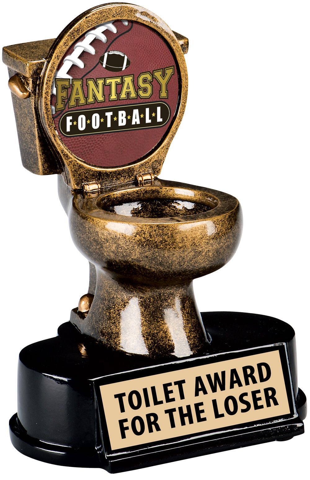 Detail Toilet Bowl Trophy Fantasy Football Nomer 28