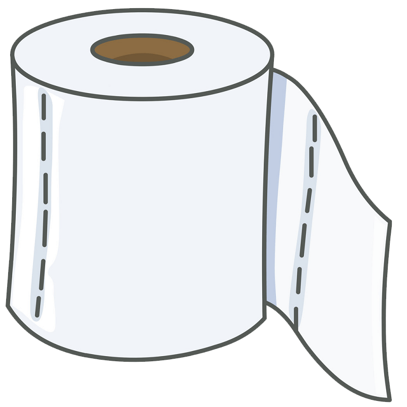 Detail Toilet Paper Clipart Transparent Background Nomer 16